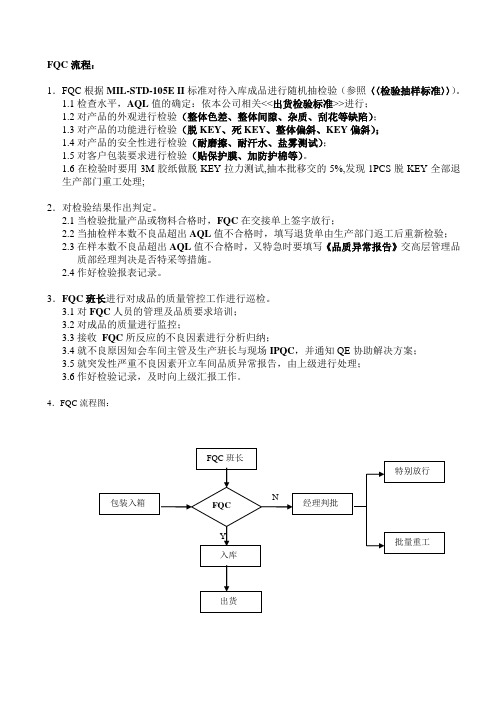 FQC流程