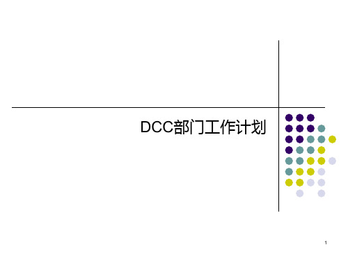 DCC工作计划PPT课件