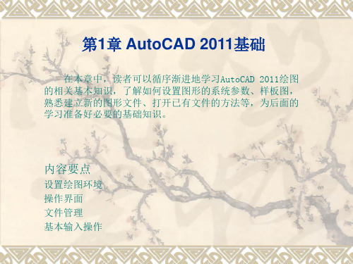 AUTO CAD2011使用教程第1章