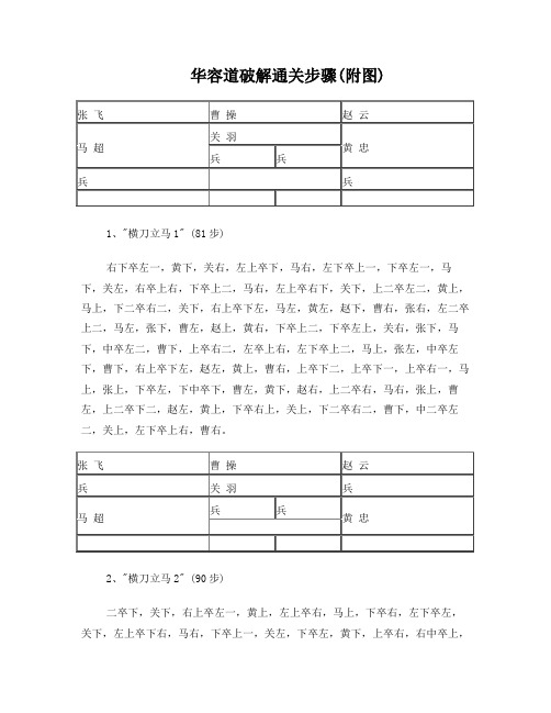 华容道24局最佳解法