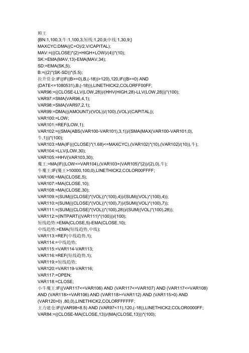 股市中波段操作最好用的通达信指标公式(1)