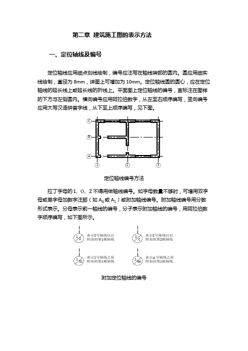 建筑施工图表示方法