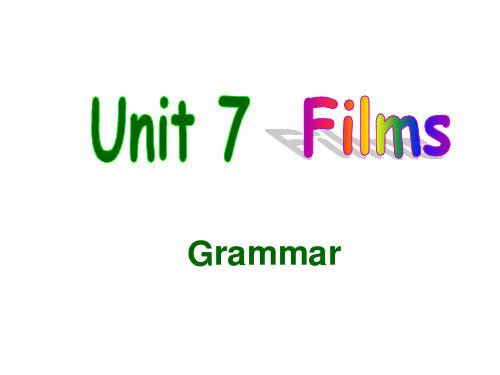 9A Unit7 Grammar (1)