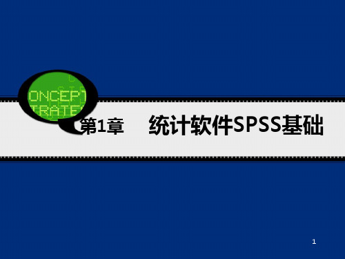 spss教程――第1章spss190基础知识讲解PPT课件