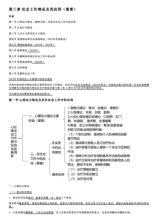 001.心理动力理论及其在社会工作中的应用(一)