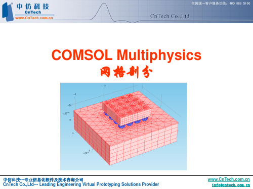 COMSOL Multiphysics 网格剖分