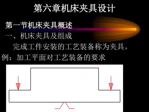 机械制造工艺学第六章机床夹具设计