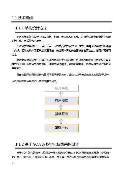 智慧校园技术路线