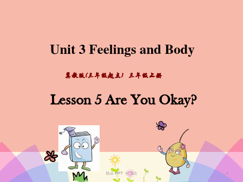 冀教版三年级英语上册Unit3FeelingsandBodyLesson5AreYouOkay课件