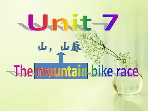 北师大版小学英语(一年级起点)六年级下册Unit7 The mountain bike race课件
