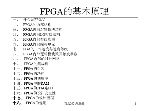 FPGA的基本原理(详细+入门)