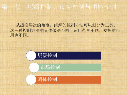 13 控制的方法和技术