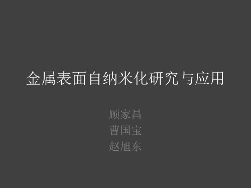 金属表面自纳米化