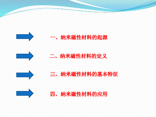 纳米磁性材料ppt课件