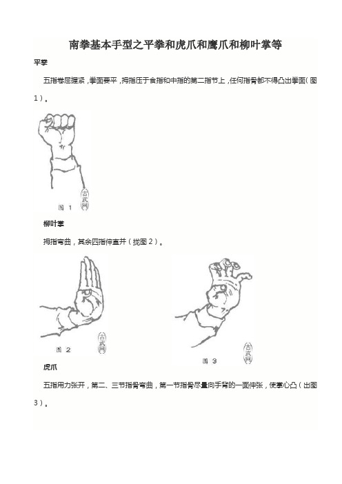 南拳的基本功