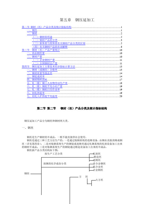 第五章  钢压延加工