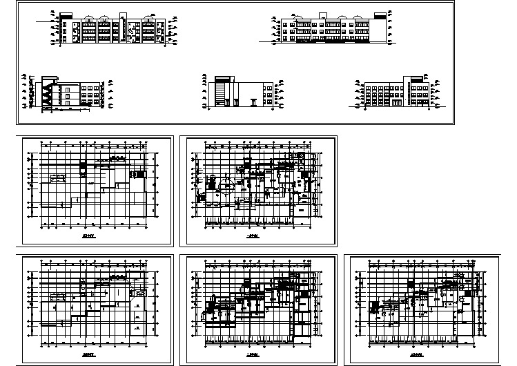 大型全套幼儿园建筑完整设计施工图纸