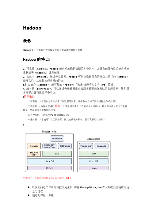 hadoop总结