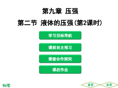 2019版八年级下册初二物理人教版全套课件第九章 第二节(第2课时)