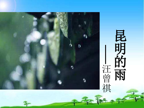 第课《昆明的雨》 (共张PPT)优秀课件