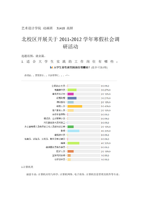 就业调研报告--高妍