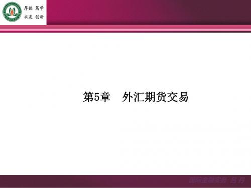 第五章 外汇期货-文档资料