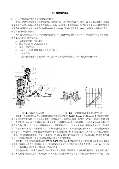 5.6麦浮逊悬架设计解析