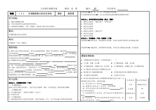 7_1.2.3生物圈是最大的生态系统_袁影