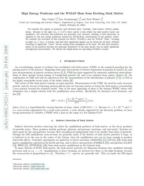 High Energy Positrons and the WMAP Haze from Exciting Dark Matter