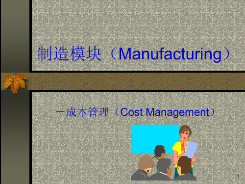 成本管理系统(PPT 43页)