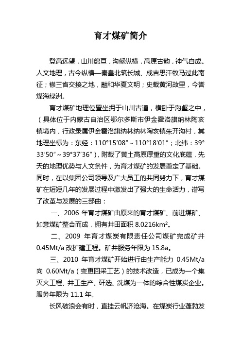育才煤矿简介---陈立君