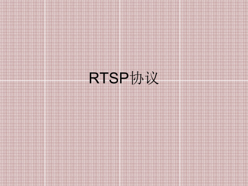 RTSP协议ppt解析