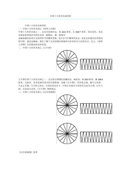 中国十大传世名画赏析_1