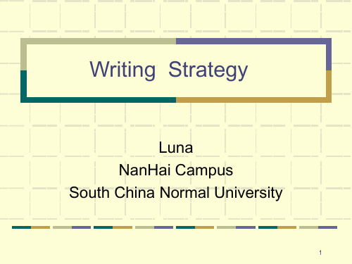 writing strategy