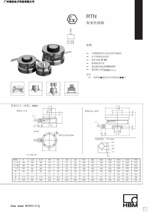 德国HBM RTN中文资料