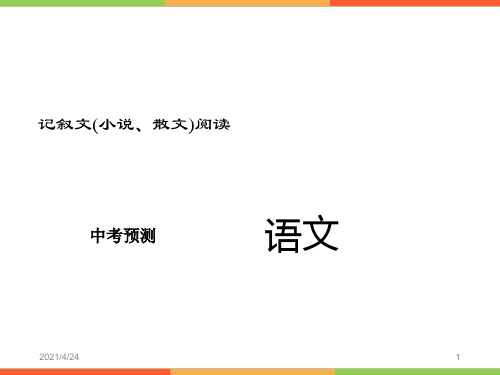 2017届中考语文考点总复习幻灯片