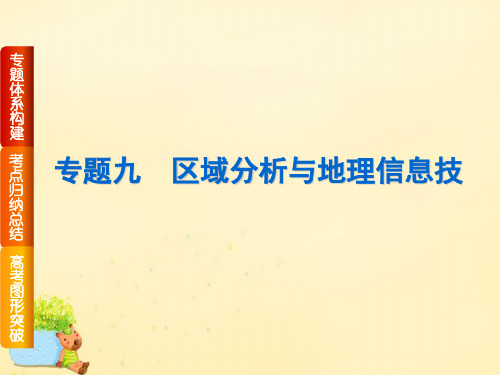 高考复习方案(全国通用)高考地理二轮复习-专题九 区域分析与地理信息技课件