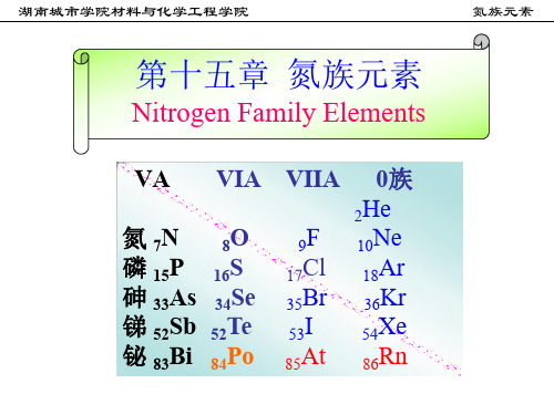 氮族元素