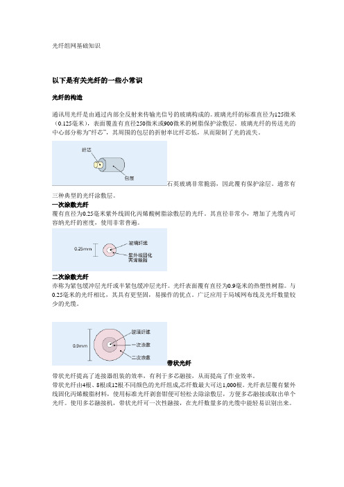 光纤组网基础知识