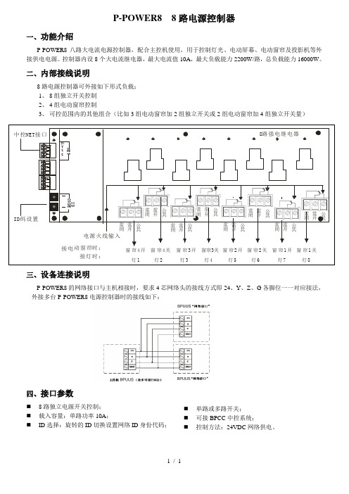 P-POWER88路电源控制器