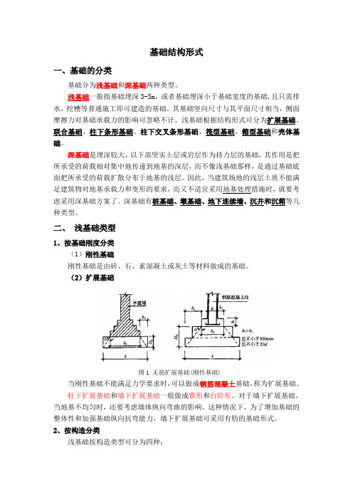 基础结构形式