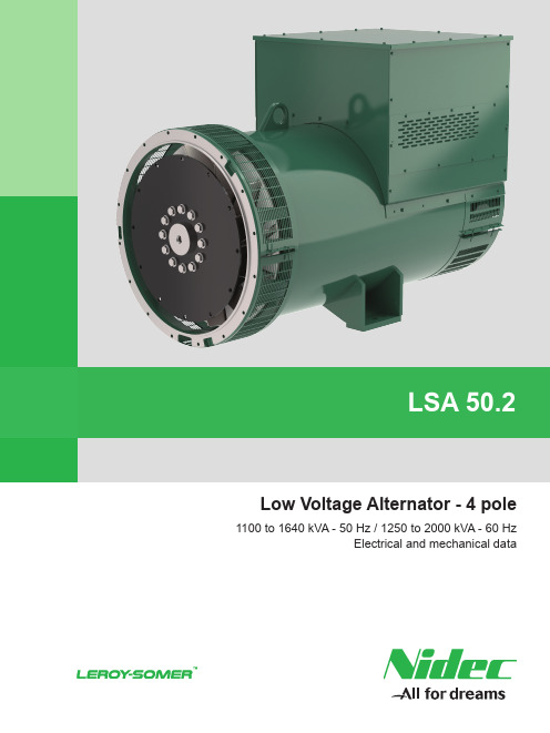 尼德克乐罗莎尔低压交流发电机LSA 50.2说明书