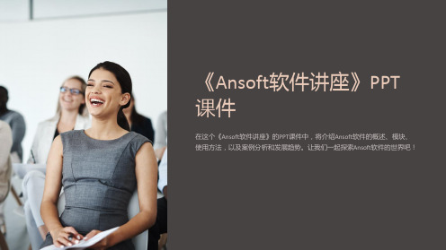 《Ansoft软件讲座》课件