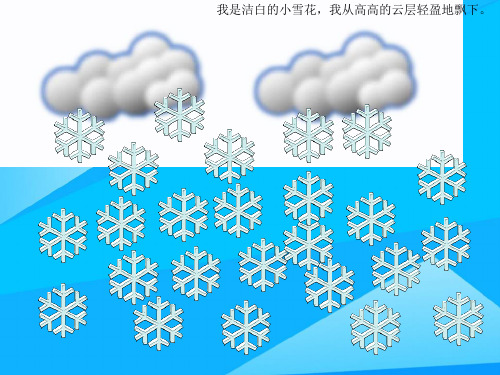 幼儿园中班语言活动：小雪花优质PPT