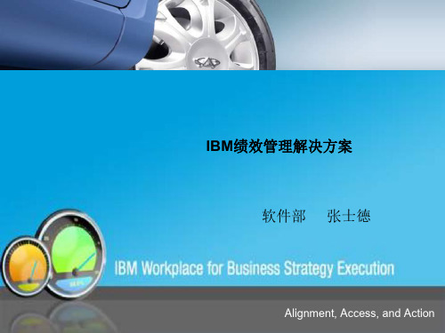 人力资源 IBM绩效管理解决方案