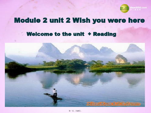 高中英语 Unit 2 Wish you were Reading课件3 牛津译林版必修2