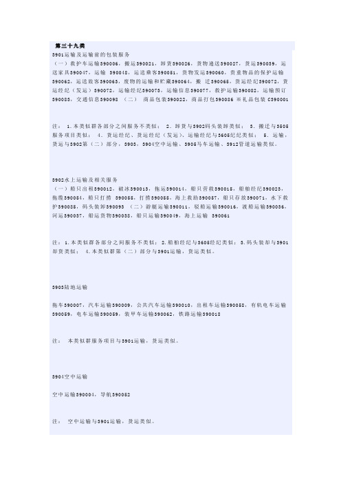 第三十九类