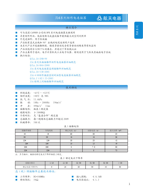 J16-33系列矩形电连接器_fj