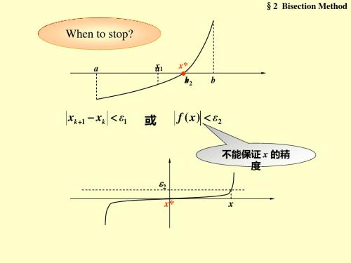 第6章 非线性方程的计算方法