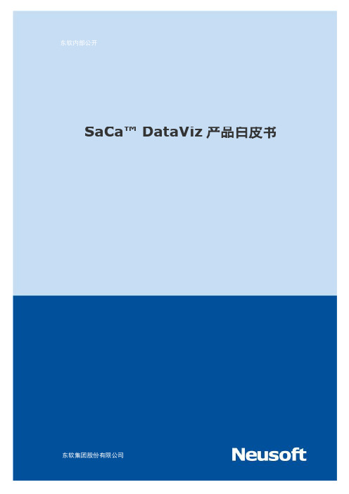 东软SaCa_DataViz产品白皮书